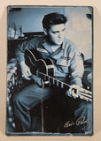 Elvis Presley U.S. Army 7 3/4" x 11 3/4" Tin Metal Sign