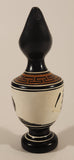 Handmade In Greece 6 1/4" Tall Terra Cotta Pottery Wine Jug Pitcher