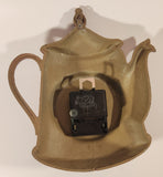 Vintage 1967 Sexton 1501 Teapot Red 10 1/4" Cast Metal Wall Clock Made in USA