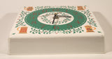Vintage Phinney Walker Electro-cell Steins and Holly White and Green 8" x 8" Plastic Wall Clock