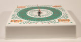 Vintage Phinney Walker Electro-cell Steins and Holly White and Green 8" x 8" Plastic Wall Clock