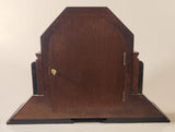 Rare Antique Russells Limited The Time Day Pendulum Wood Cased Mantel Clock Made In England