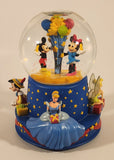 2001 Hallmark Disney Walt's 100th Birthday Mickey Minnie Pinocchio Cinderella Tinkerbell 6 3/4" Tall Musical Resin Snow Globe New in Box