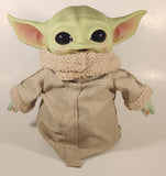 2021 Mattel LucasFilm Star Wars The Mandalorian Yoda The Child Grogu 12" Stuffed Plush Beanie Toy with Rubber Head