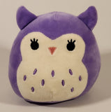 Kellytoy Squishmallows Holly The Purple Owl 5" Stuffed Plush Toy