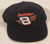 Budweiser NASCAR Dale Earnhardt #8 Black Adjustable Strap Trucker Cap Hat