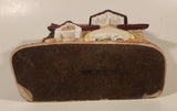 Time Avenue Quartz English Cottage Shaped 6 3/4" Resin Desk Clock
