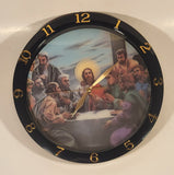 Jesus Christ Last Supper Lenticular 3D Hologram 10" Wall Clock