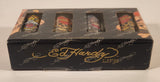 Ed Hardy 2 Fl. Oz. Tall Shooter Shot Glass Set of 4 New in Box
