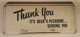 Open Closed Green and White Sliding 9 3/4" x 22" Suction Cup Plastic Double Sided Sign with Letters