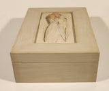 2005 Susan Lordi Demdaco Willow Tree "In Love's Embrace" Wooden Jewelry Box
