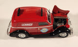 2003 Crown Premiums Lennox "A Better Place" Healthy Climate Solutions 1935 Ford Sedan Delivery Truck Red Die Cast Toy Car Vehicle Coin Bank with Key No Ladder