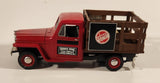 Liberty Classics Limited Edition Lennox Gire-Flo Torrid Zone Steel Furnace 1953 Jeep Delivery Truck Red Die Cast Toy Car Vehicle Coin Bank with Key