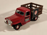 Liberty Classics Limited Edition Lennox Gire-Flo Torrid Zone Steel Furnace 1953 Jeep Delivery Truck Red Die Cast Toy Car Vehicle Coin Bank with Key