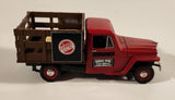 Liberty Classics Limited Edition Lennox Gire-Flo Torrid Zone Steel Furnace 1953 Jeep Delivery Truck Red Die Cast Toy Car Vehicle Coin Bank with Key