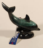 Vintage Blue Mountain Pottery 8" Tall Dolphin Animal Figurine Ornament