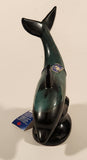 Vintage Blue Mountain Pottery 8" Tall Dolphin Animal Figurine Ornament