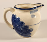 Vintage Delft Blue Dutch Windmill Themed 5" Pitcher Jug