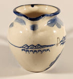 Vintage Delft Blue Dutch Windmill Themed 5" Pitcher Jug