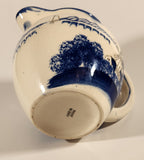 Vintage Delft Blue Dutch Windmill Themed 5" Pitcher Jug