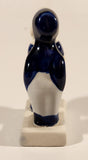 Vintage Delft Blue Holland Hand Painted Kissing Couple Boy and Girl 4" Tall Porcelain Figurine