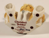 1994 Enesco Cherished Teddies "Kiss The Hurt And Make It Well" 3" Resin Figurine