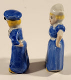 Vintage MK Japan Dutch Boy and Girl 3" Hand Painted Porcelain Figurines Set of 2