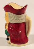 Rare Vintage Manor Ware England Waterton Park Canada 3 1/4" Ceramic Toby Jug