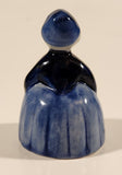 Vintage E.H. Delft Blue Dutch Girl 2 3/8" Miniature Bell Ornament