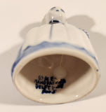 Vintage E.H. Delft Blue Dutch Girl 2 3/8" Miniature Bell Ornament