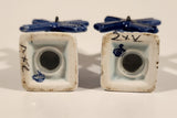 Delft Blue Windmill 3" Porcelain Salt and Pepper Shakers Set of 2