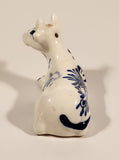 Delft Blue Cow 3" Porcelain Salt or Pepper Shaker (SINGLE)
