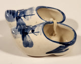 Delft Blue Holland Windmill Decor 2" Long Ceramic Clog Shoes Set