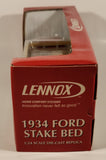 2007 Crown Premiums Lennox 1934 Ford Stake Bed Truck Red and White 1:24 Scale Die Cast Toy Car Vehicle New In Box