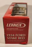 2007 Crown Premiums Lennox 1934 Ford Stake Bed Truck Red and White 1:24 Scale Die Cast Toy Car Vehicle New In Box