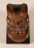 Thorn Arts Ltd Nanaimo BC 8 3/4" Indian Native Aboriginal Simulated Wood Totem Pole Sculpture