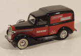 Rare 2006 Liberty Classics Limited Edition Sears Craftsman Kenmore 1936 Dodge Panel Delivery Truck Red and Black Die Cast Toy Car Vehicle Coin Bank with Key Damaged Front Bumper
