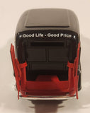 Rare 2006 Liberty Classics Limited Edition Sears Craftsman Kenmore 1936 Dodge Panel Delivery Truck Red and Black Die Cast Toy Car Vehicle Coin Bank with Key Damaged Front Bumper
