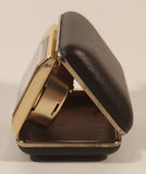 Vintage Bulova Lite Alarm Wind up and Battery Operated Travel Alarm Clock in Case