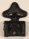 Vintage Ansonia Cast Iron Wall Clock Gong Base 2" x 2 7/8"