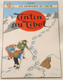 The Adventures of Tintin Tintin In Tibet French 19 3/4" x 27 1/4" Hardboard Wood Poster Plaque French Version