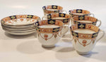 Duchess China Jewel Tea Cup and Saucer Set of 6 Made in England