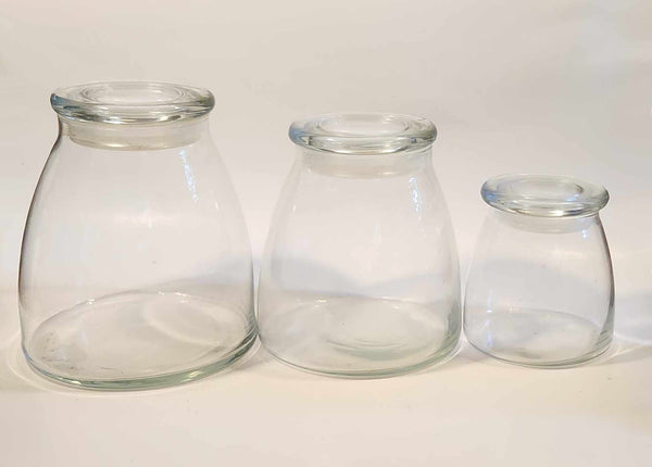 Libbey Vibe Clear Glass Jar Set of 3