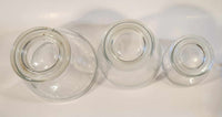 Libbey Vibe Clear Glass Jar Set of 3