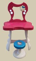 Hello Kitty Light Up Vanity Mirror Dress Up Table and Stool