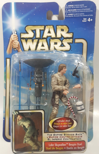 2002 Hasbro Star Wars The Empire Stricks Back Collection 1 Luke Skywalker Bespin Duel 4" Tall Toy Figure with Accessories New in Package