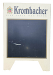 Krombacher Beer Eine Perle Der Natur 29" x "41 White Heavy Plastic Double Sided Fold Out Chalkboard Sidewalk Sign