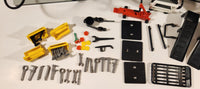Vintage 1981 Playmobile Esso Gas Service Station Incomplete Set (French Version)