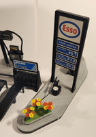 Vintage 1981 Playmobile Esso Gas Service Station Incomplete Set (French Version)