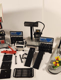 Vintage 1981 Playmobile Esso Gas Service Station Incomplete Set (French Version)